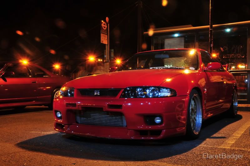 Red Nissan Skyline