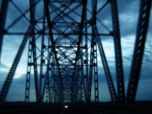 Crossing the Chester Bridge, original photography by DaveX