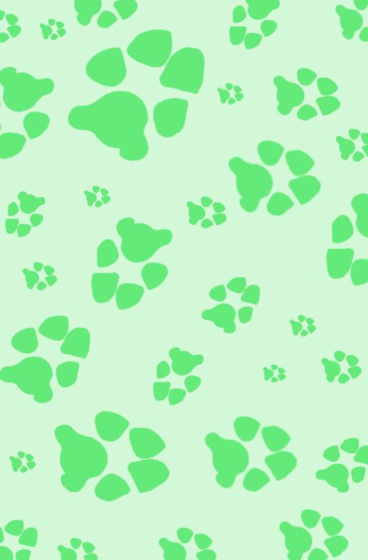 Green Paw Print Background Photo by dawnfyre Photobucket
