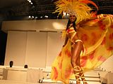 National Costume of La Toya Woods Miss Trinidad and Tobago 2010