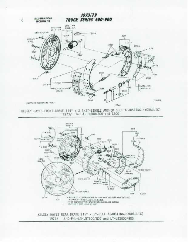 1979 F 600 Brake overhaul diagram..anyone? - Ford Truck Enthusiasts Forums