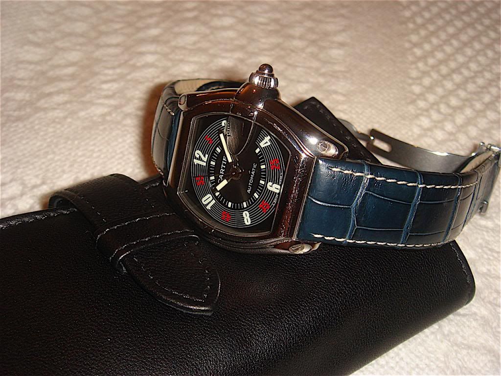 cartier roadster leather strap