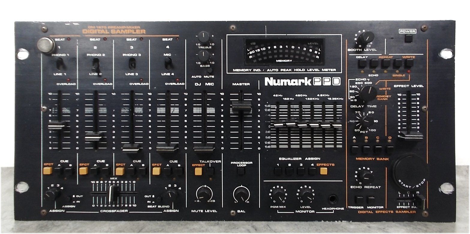 Numark PPD DM 1975 Pream Mixer Digital Sampler DM1975 DM1975 eBay