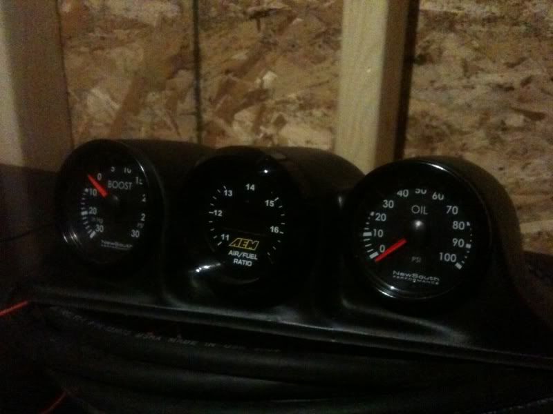 New south triple gauge pod mkv gti with 3 gauges VW Vortex