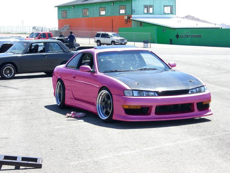 Pictures of S14's on wide wheels
