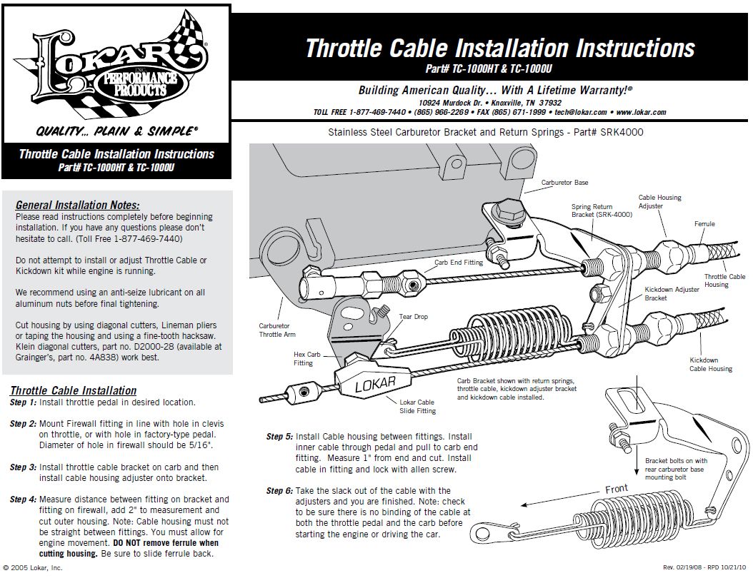 Throttle cable too short Factory Five Racing Forum
