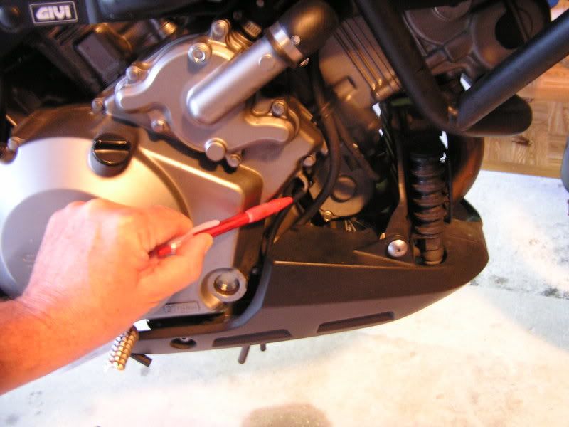 Coolant leak out of the water pump StromTrooper