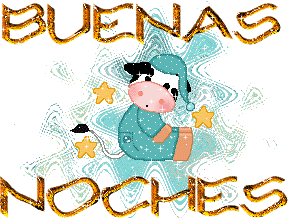 buenNochesBlueCow.gif BUENAS NOCHES image by judtbellt
