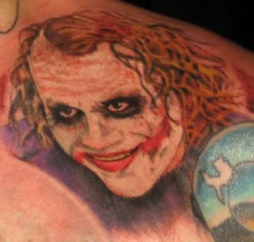 This is a joker tattoo dat me and my friend made The Joker Re: Joker Tattoo.