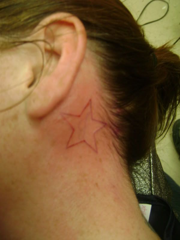 Tattoos behind ears