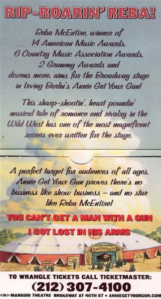 re: Did Reba do a recording for 'Annie Get Your Gun'?