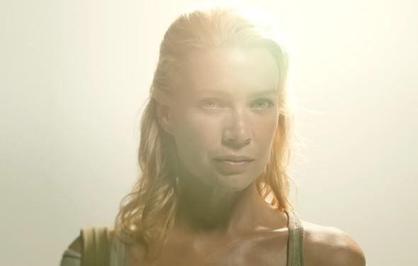 night that I DVR'ed and I'm checking out Andrea played by Laurie Holden