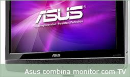 Monitor e TV Asus da serie T1, uma combinação muito util