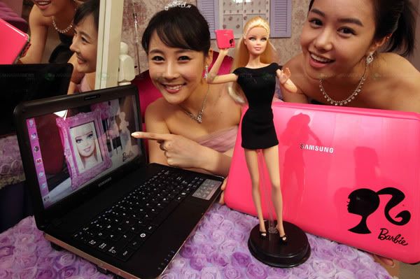 Samsung X170 Barbie Edition !