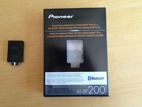 Pioneer AS-BT 200 bluetooth wireless adapter, This unit plugs into the back of your Pioneer amplifier, mine is a 1021-k.