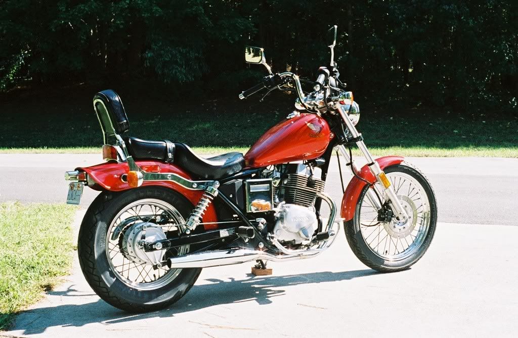 85 Honda rebel 250 top speed #3