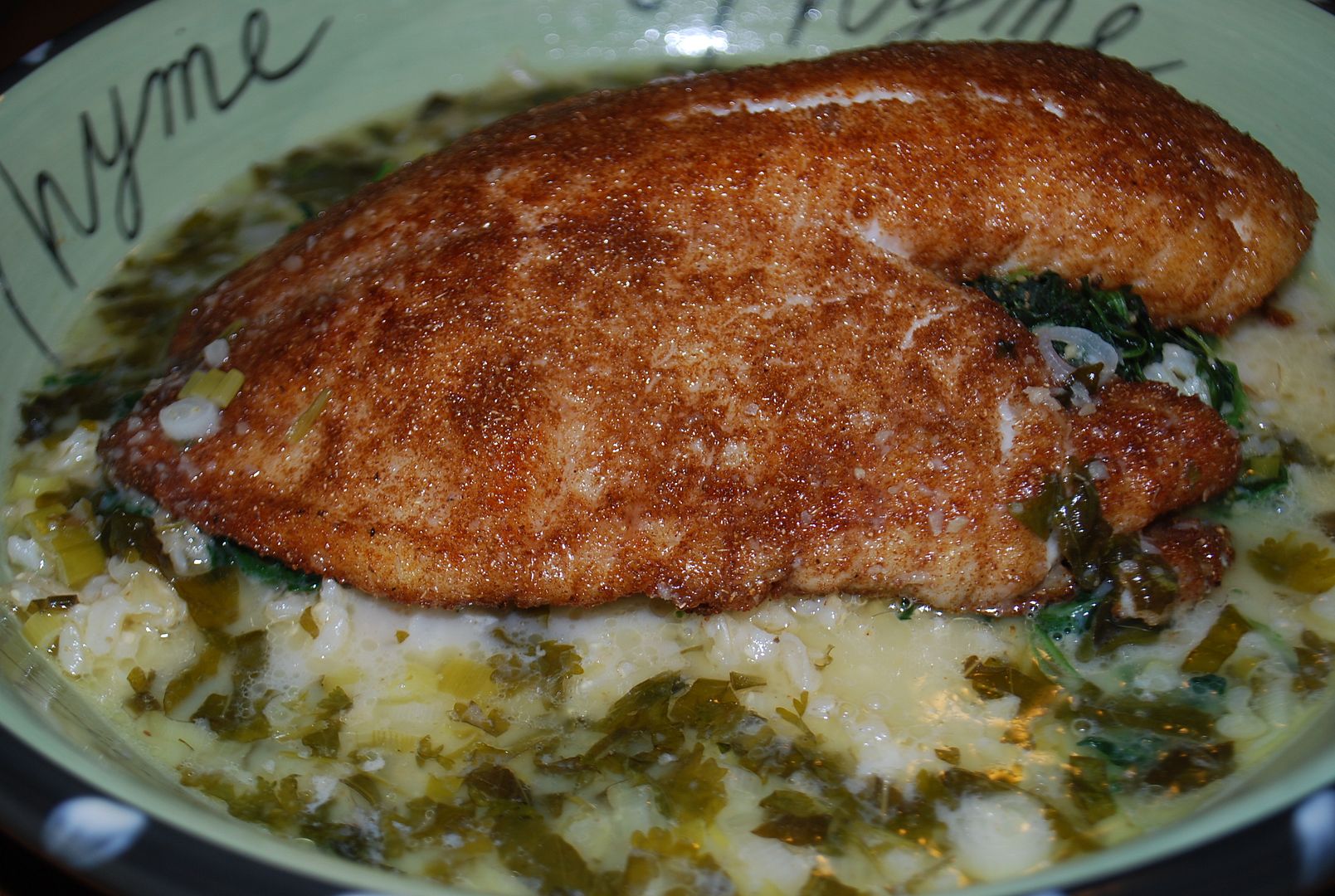 Coriander Crusted Tilapia