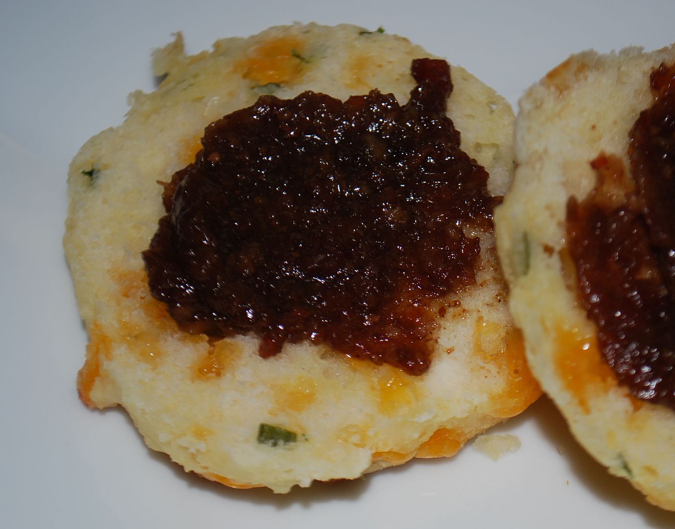 Herbed Cheese Biscuits with Bacon Jam