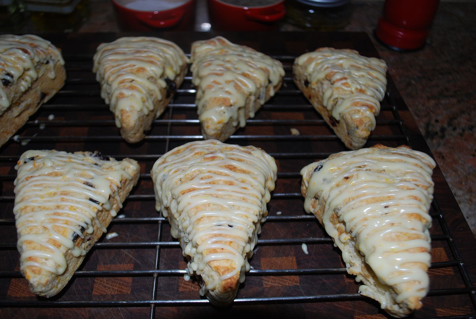 Orange Infused Cherry Scones 4-10