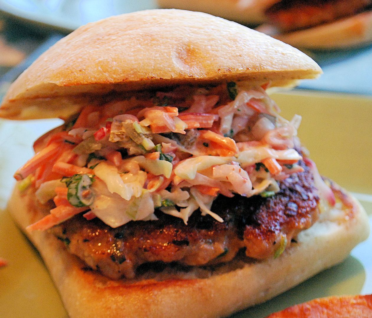 Pork Banh Mi Burgers