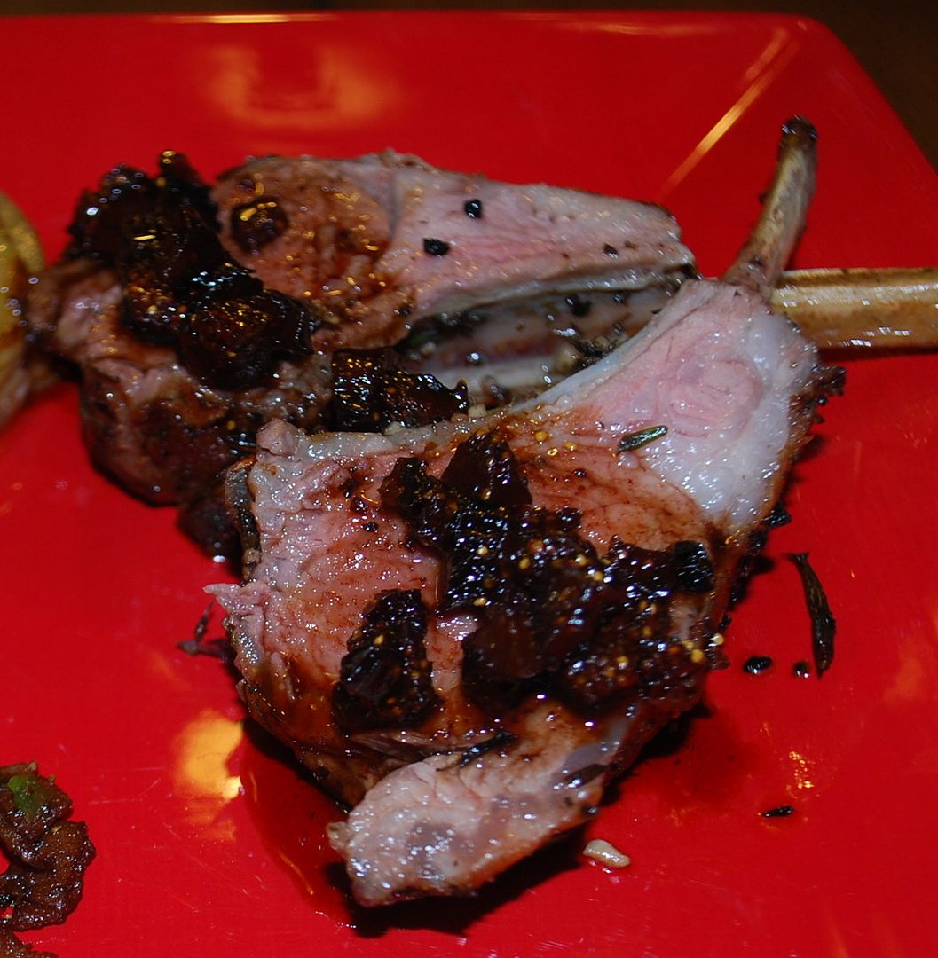 Rack of Lamb with Fig Sauce