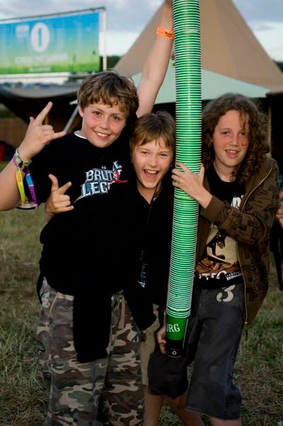 you are never too young to binge drink at a festival!