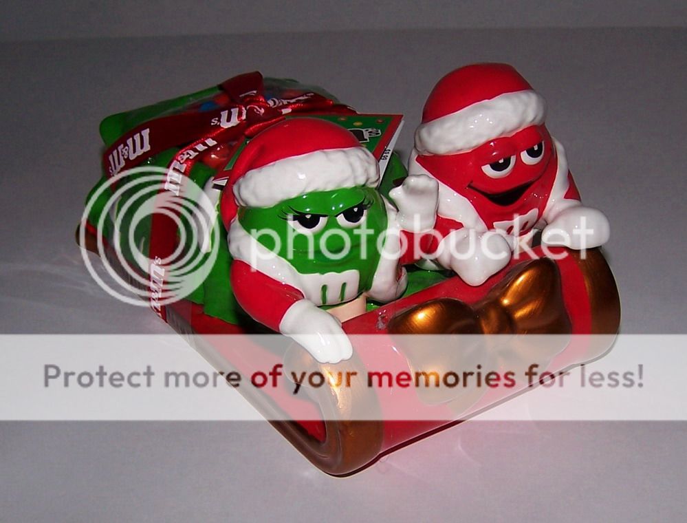 Christmas Tree Candy Dish Mr/Mrs Santa Claus  