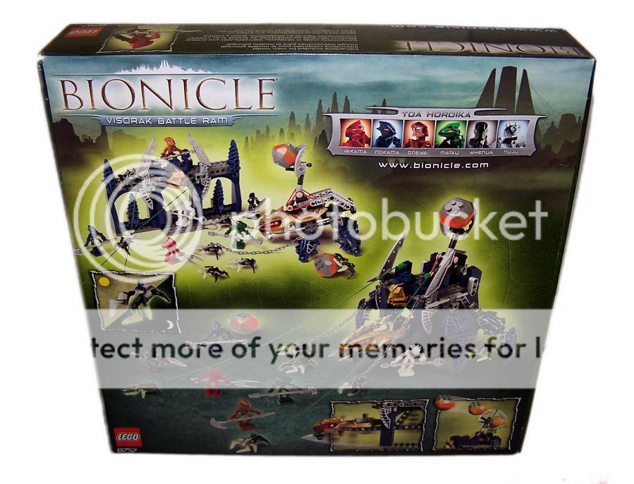 Bionicle Lego 8757 Visorak Battle Ram Glow in Dark New  