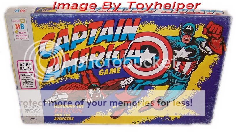 CAPTAIN AMERICA BOARD GAME FALCON ADVENGERS M BRADLEY  