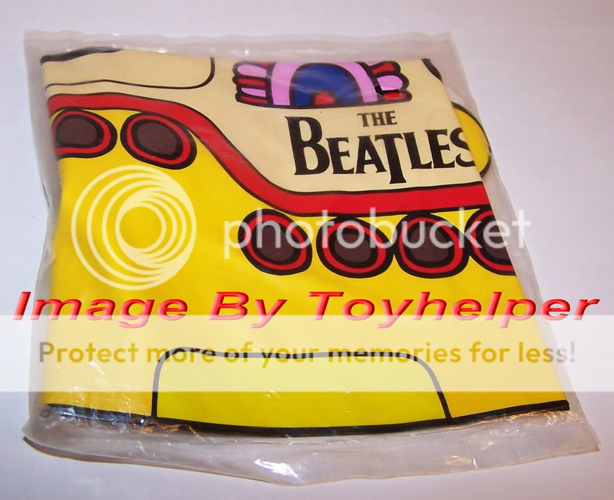 BEATLES YELLOW SUBMARINE INFLATABLE PROMO ART MISP MINT  