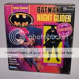 Batman Night Glider Figure Dark Night Moveable Wings  