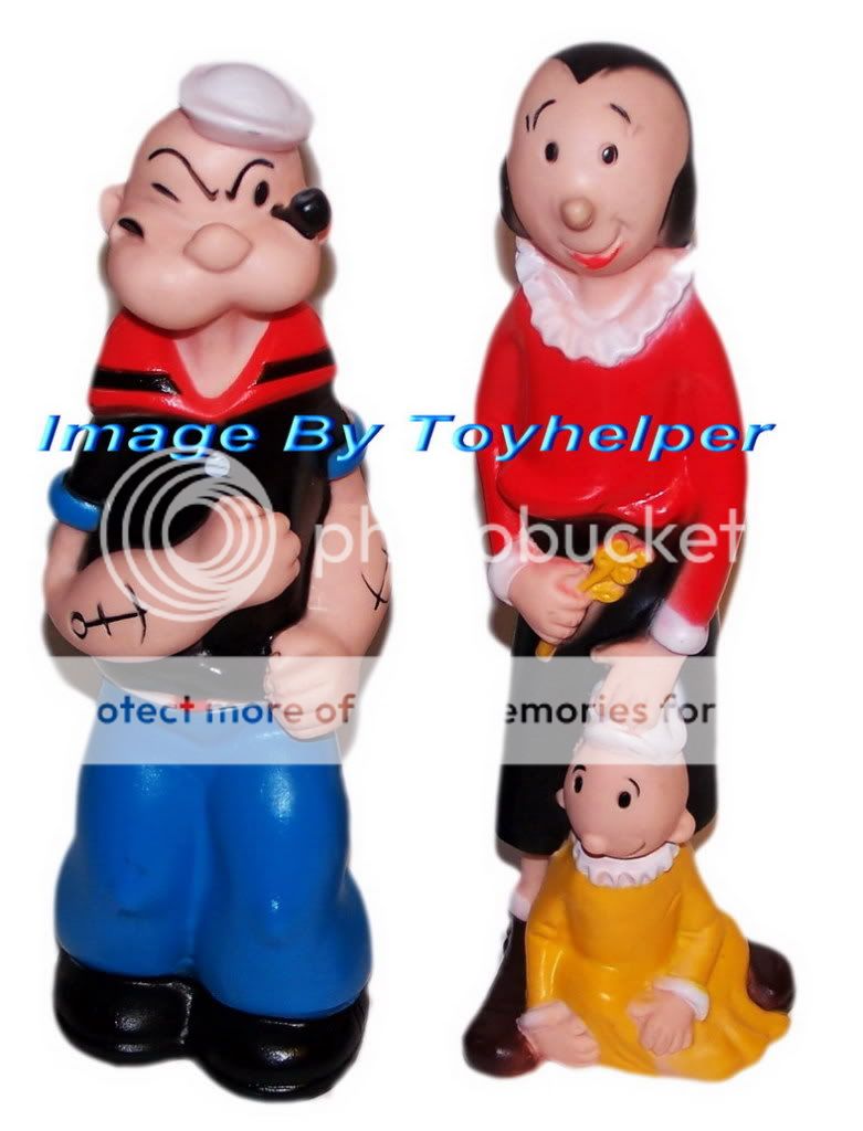 POPEYE OLIVE OIL SWEET PEE DOLLS CRIBMATES 1979 TV ART  