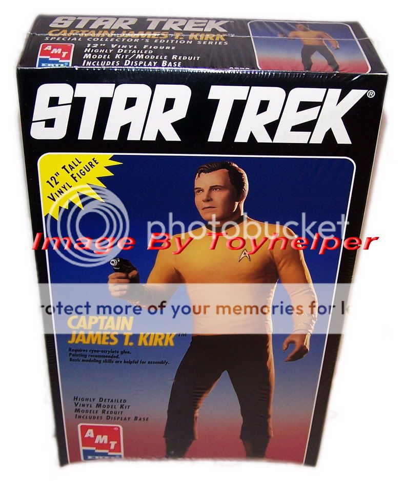 STAR TREK 4 MODEL KITS 12 MCCOY KIRK SCOTT QUARK NEW  