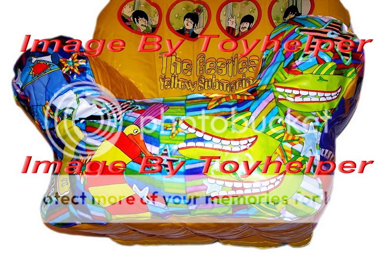 Beatles Yellow Submarine Blow Up Chair Psychedelic Art
