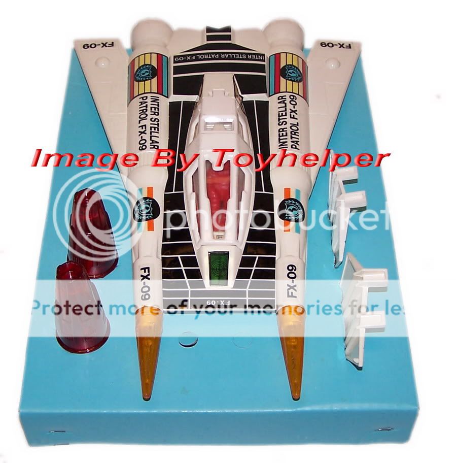 BUCK ROGERS INTERSTELLAR PARTROL FX 09 SHIP AIRCRAFT  