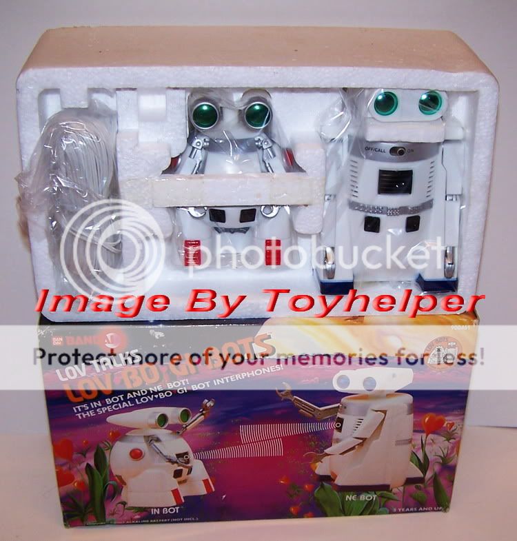 LOV TALKS LOV BO GI BOTS INTERPHONE BANDAI VINTAGE  