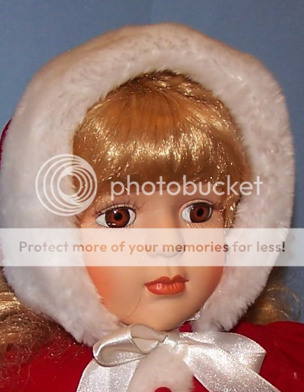 Christmas Porcelain Le Cheri HOLLY Doll Galleria