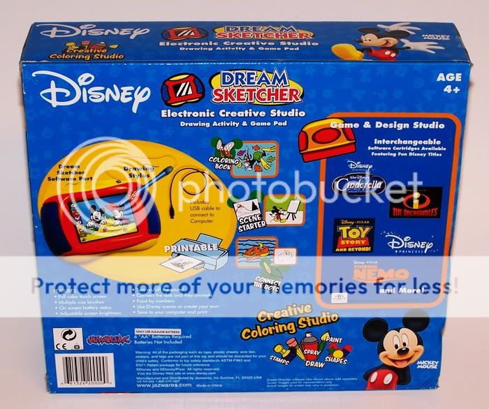 DISNEY DREAM SKETCHER ELECTRONIC COLORING STUDIO GAME  