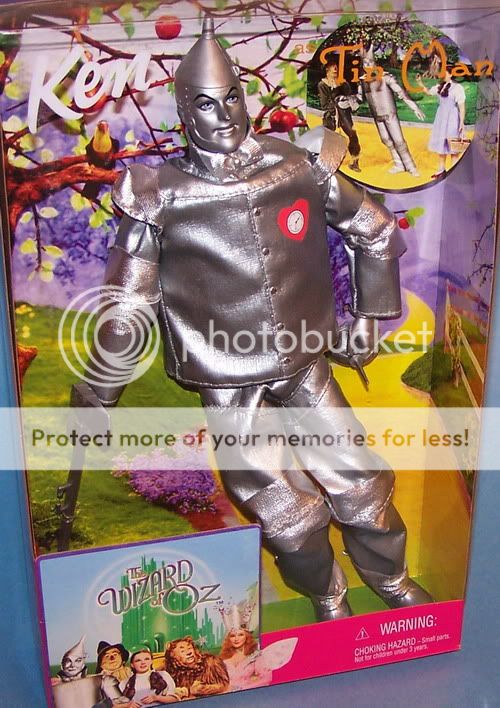 WIZARD OF OZ TIN MAN KEN BARBIE DOLL MATTEL 1999  