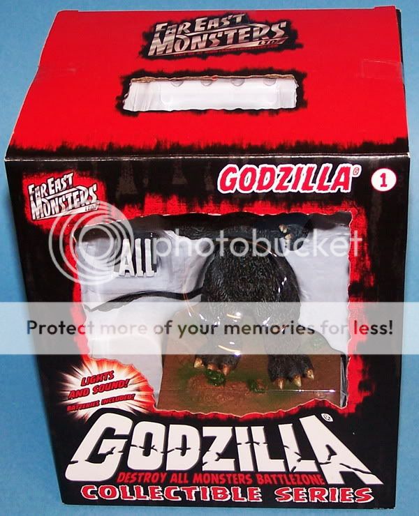 GODZILLA DESTROY ALL MONSTERS BATTLEZONE LIGHTS & SOUND  