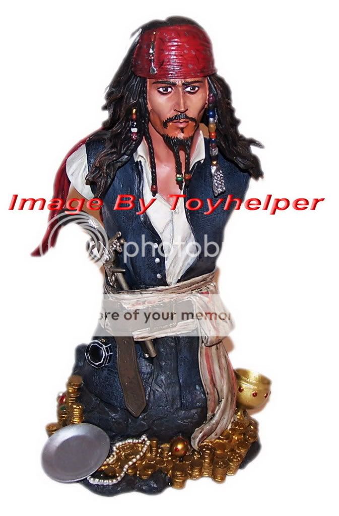 PIRATES OF CARIBBEAN CURSE MINI BUST JACK SPARROW  