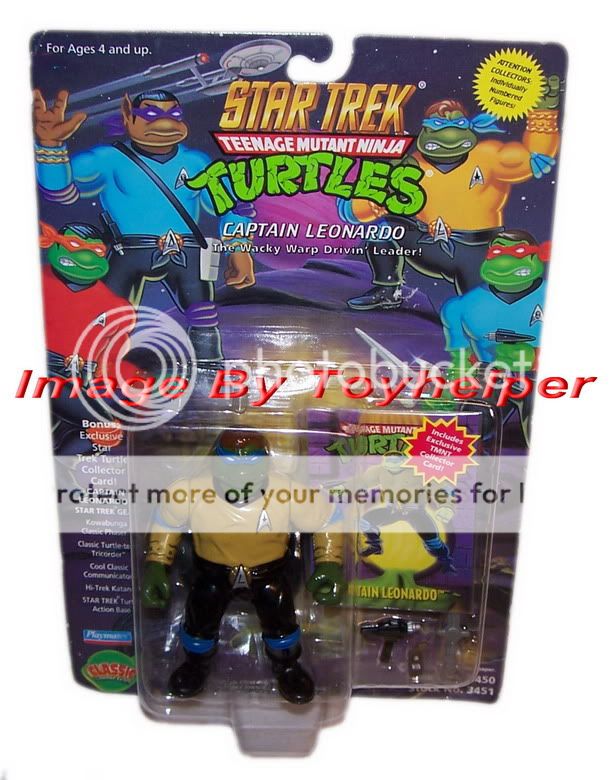 STAR TREK TEENAGE MUTANT 4 NINJA TURTLES FIGURES  