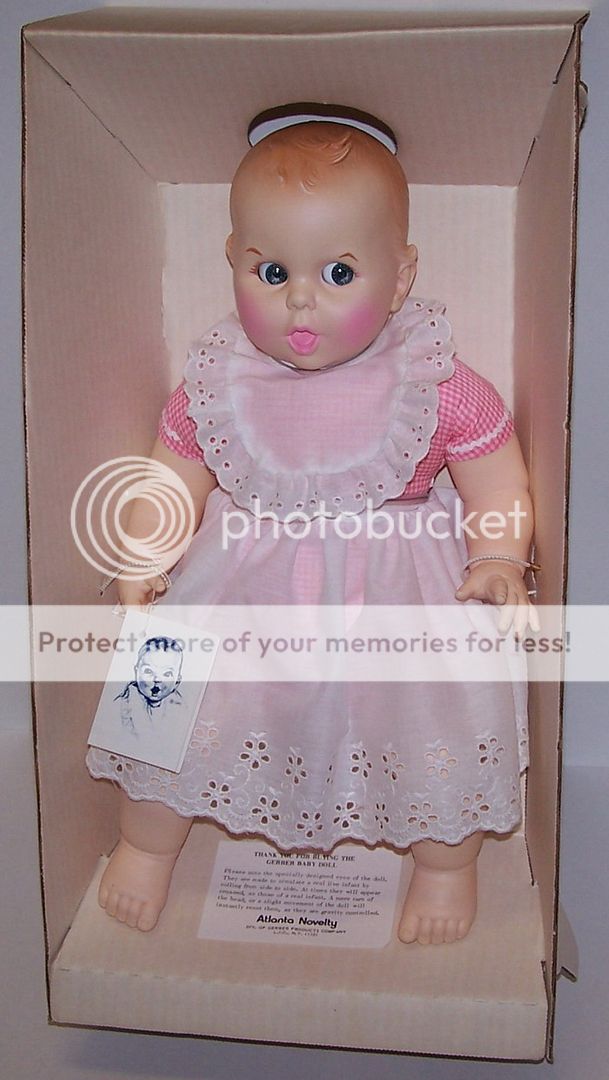 Gerber Baby Doll 17 Rolling eyes side to side Vintage  