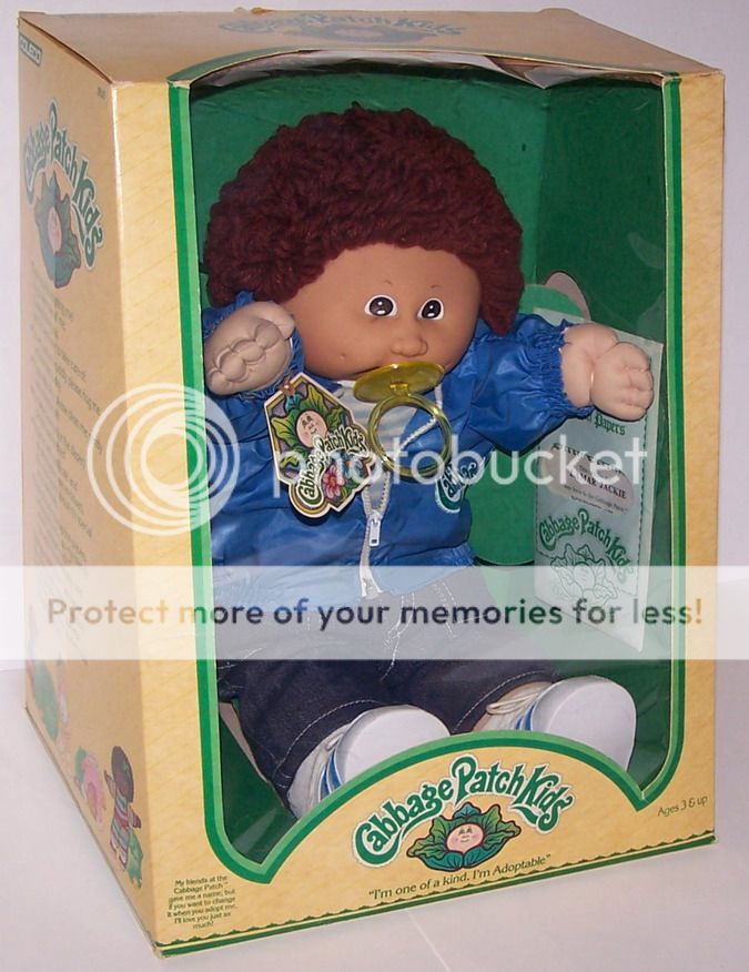 Cabbage Patch Doll Lamar Jackie w Pacifier 85 Vintage