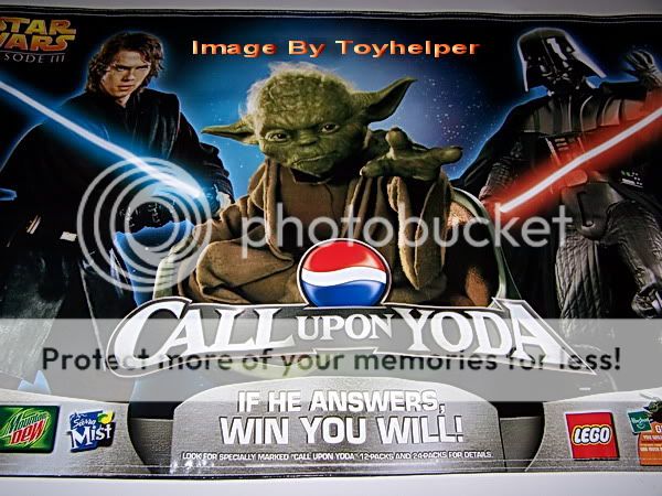 Star Wars Call Upon YODA Banner Pepsi Vader Anakin Luke  