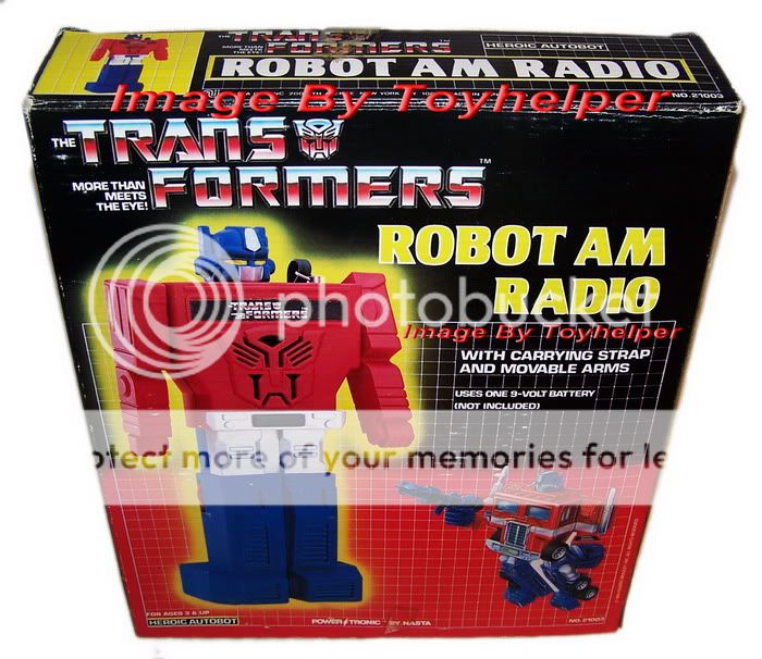 TRANSFORMERS OPTIMUS PRIME AM RADIO HASBRO 1984 FLICKER  