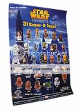 BURGER KING STAR WARS ROTS 31 TOY DISPLAY POSTER VADER  