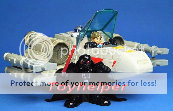 STAR WARS Playskool X Wing Adventure R2D2 LUKE VADER  