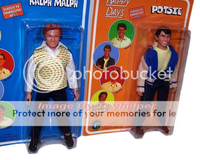 HAPPY DAYS FIGURES FONZIE RALPH MALPH POTSIE & RITCHIE  