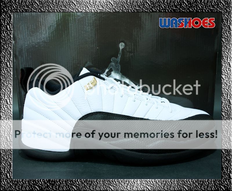 Nike Air Jordan 12 Retro Low White Black Taxi US 9.5~11  